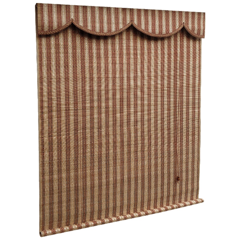 美帮汇竹帘窗帘卷帘隔断帘定做新中式饭店茶室阳台遮光防晒竹子帘家用