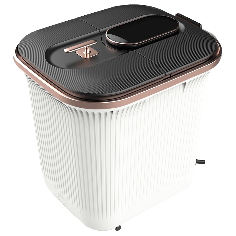 铂氏智能养生足浴器 A9尊享款 多功能恒温熏蒸42CM桶深泡脚桶 全自动按摩足浴盆按摩器材 泡小腿 高深桶