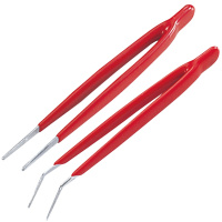 宝工(Pro'sKit)908-T301 绝缘型不锈钢镊子(尖头/弯头2支组)145mm (单位:组)