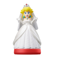 任天堂 Nintendo Switch 国行amiibo游戏互动模型 NS周边配件 桃花公主 婚礼造型