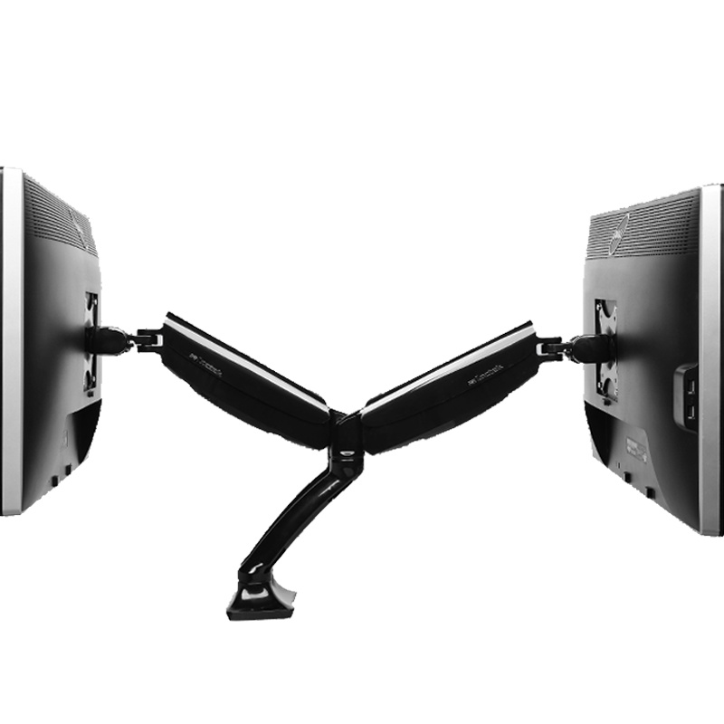 乐歌(Loctek)桌面式 双屏气弹簧显示器支架Q5D P