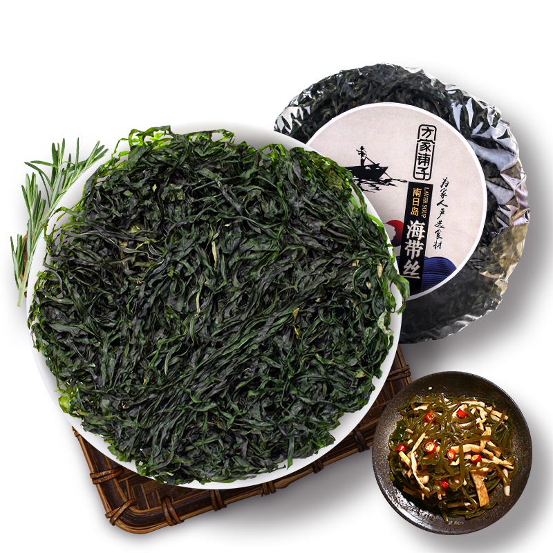 方家铺子 南日岛圆饼海带丝120g/袋 海鲜海产干货 火锅凉拌