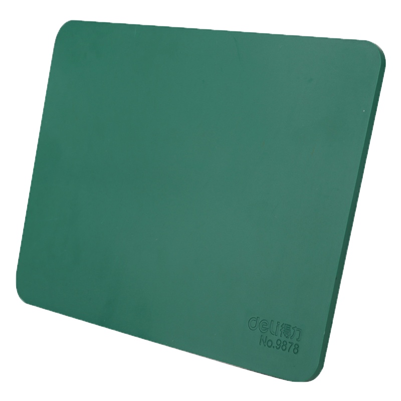得力(deli)9878长方形印章垫子180*130*4mm,绿色