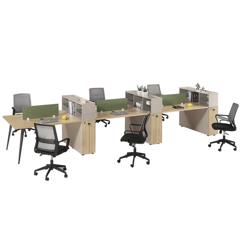 DYUANS 东原川上樱桃系列4.5米六人位办公桌E0445