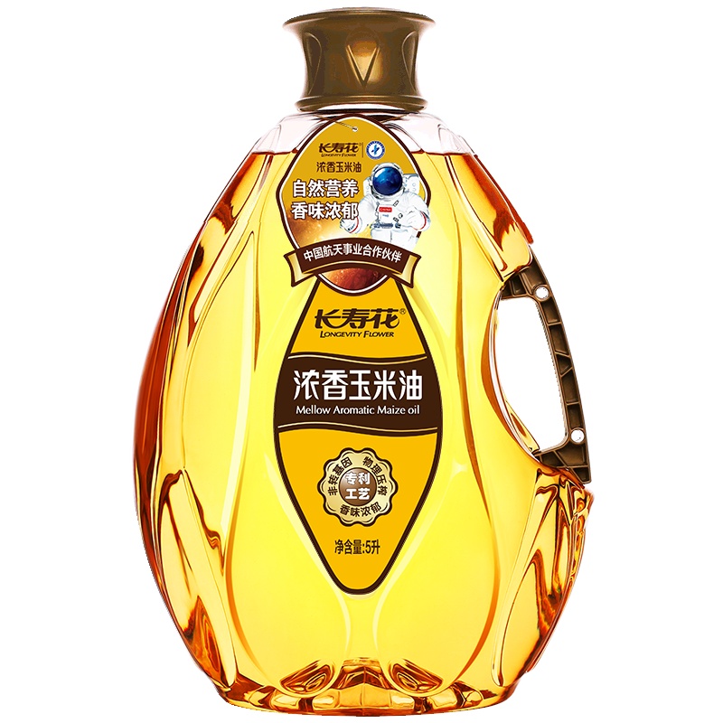 长寿花浓香玉米油5L
