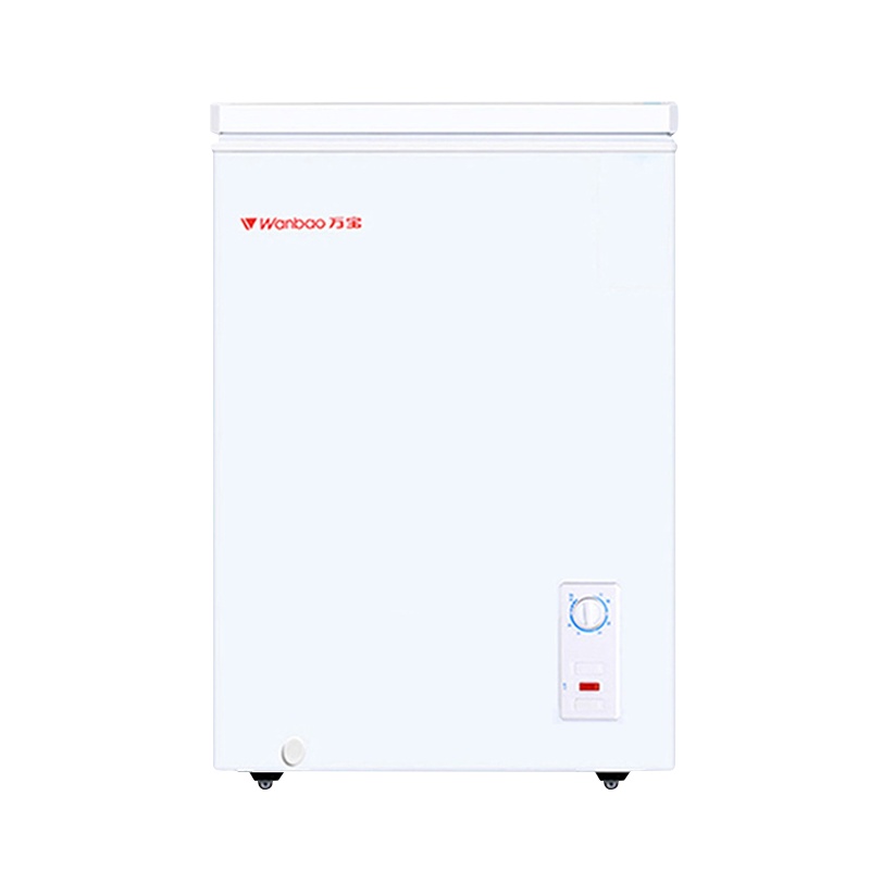 万宝(Wanbao)100升家用卧式冷柜 小冰柜 冷藏冷冻转换 顶开门小型冷柜 一级能耗BC/BD-100DE (白色)