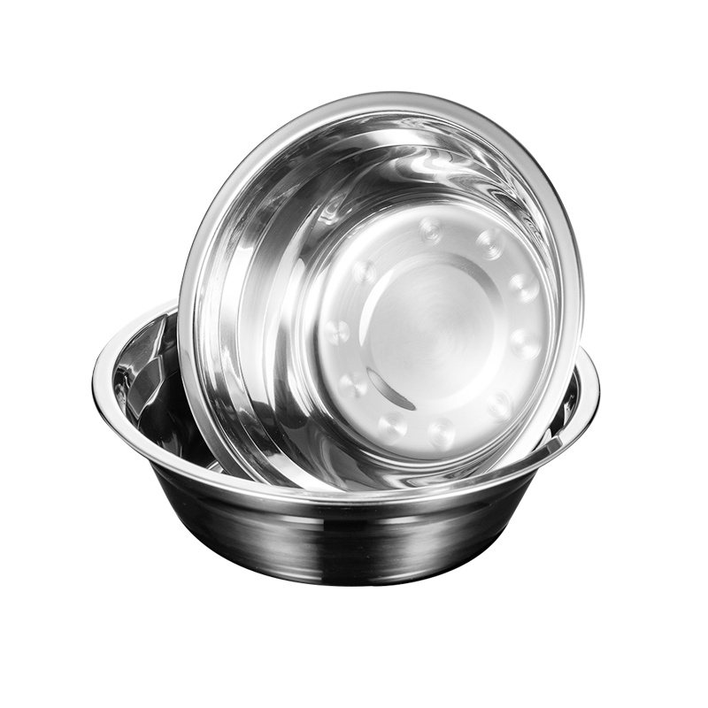 金迪乐不锈钢菜碟菜碗菜盘深盘多用盘22CM10个装SCP022T/件