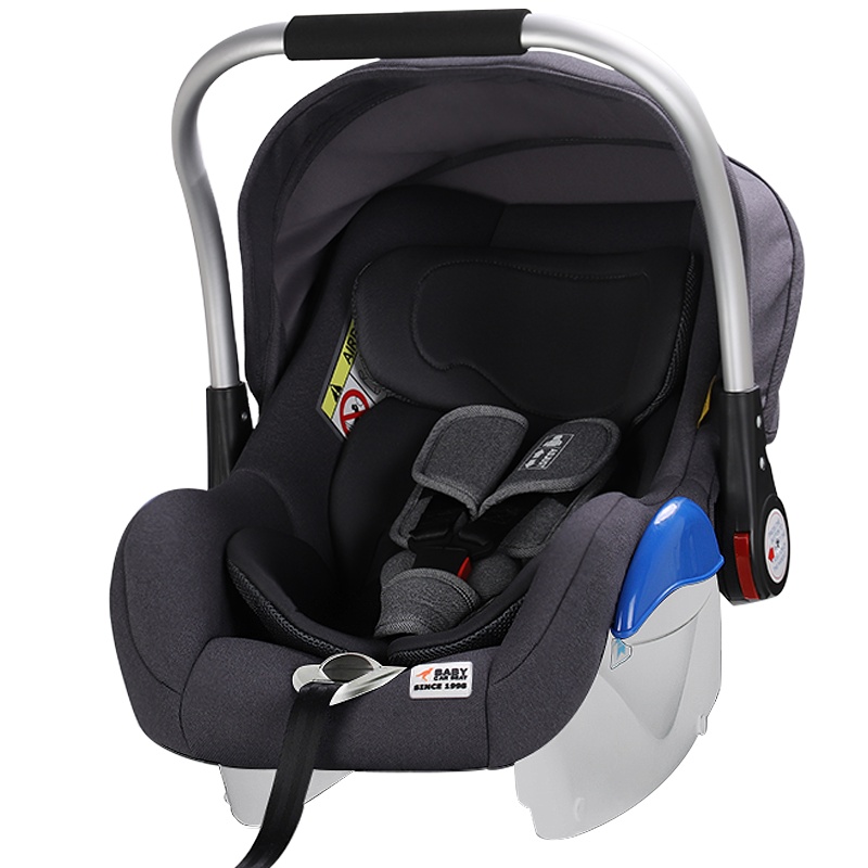 贝贝卡西0-15月车载安全婴儿提篮座椅出生用新生儿提篮式安全座椅 骑士黑