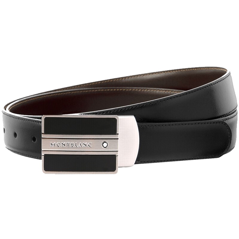 [海外直邮]Montblanc万宝龙男士皮带双面板扣经典系列商务牛皮/腰带38156