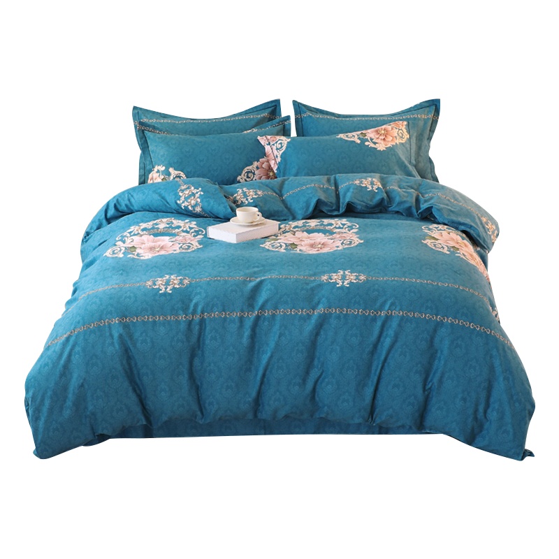 泰念(Tai nian) 全棉磨毛四件套简约百搭亲肤全棉磨毛三件套四件套 1.5m1.8m学生宿舍家用床上用品套件