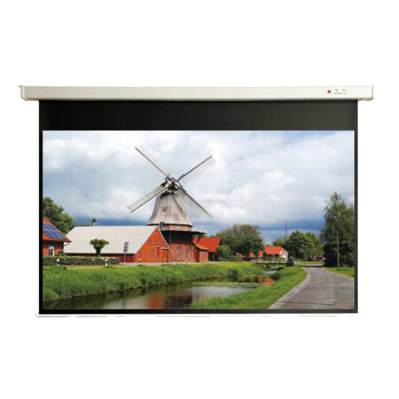 红叶(Redleaf)100英寸16:9遥控白玻纤幕