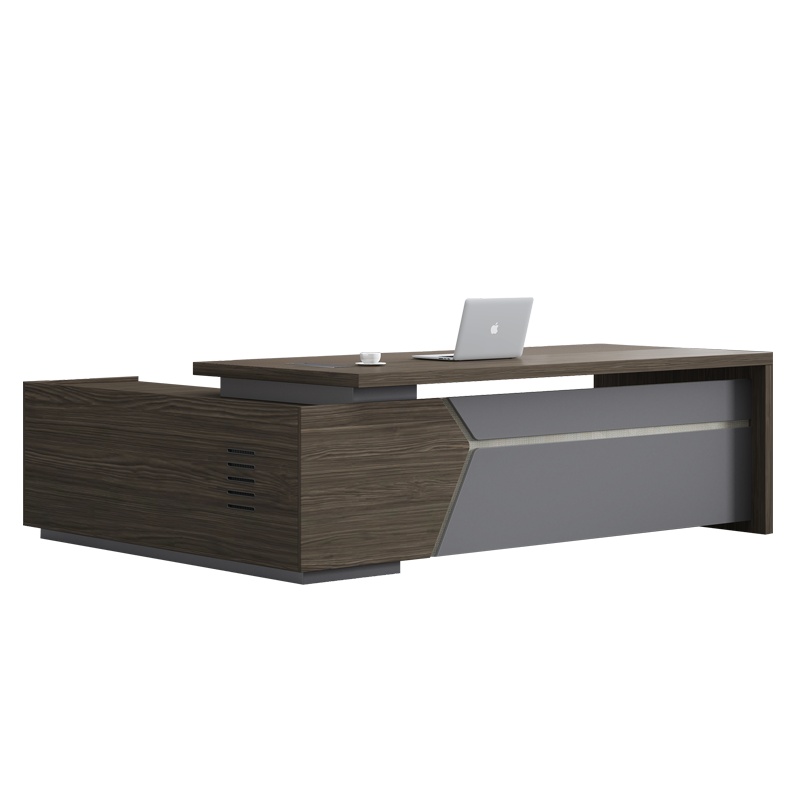 匡大办公桌 现代简约主管桌 2.4米板式班台桌 KDT-10D2404