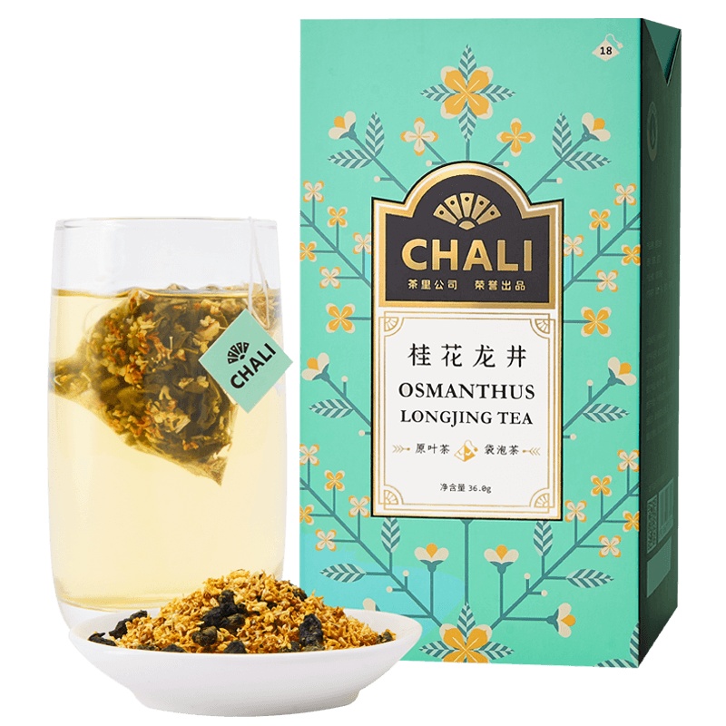ChaLi 茶里 桂花龙井袋泡茶 盒装36g