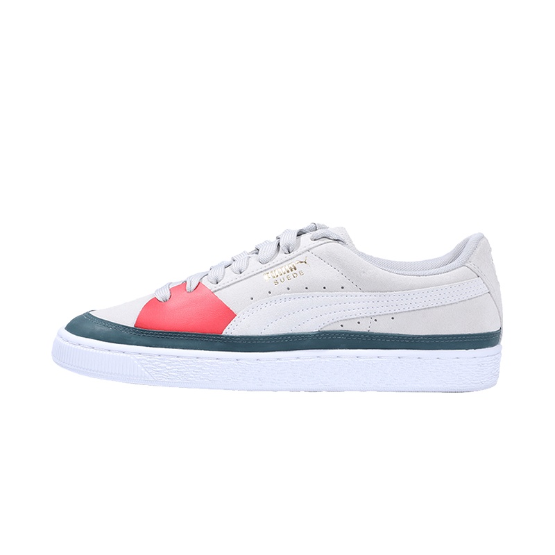 PUMA彪马官方 男女拼色时尚系带休闲板鞋 Suede Skate 369241