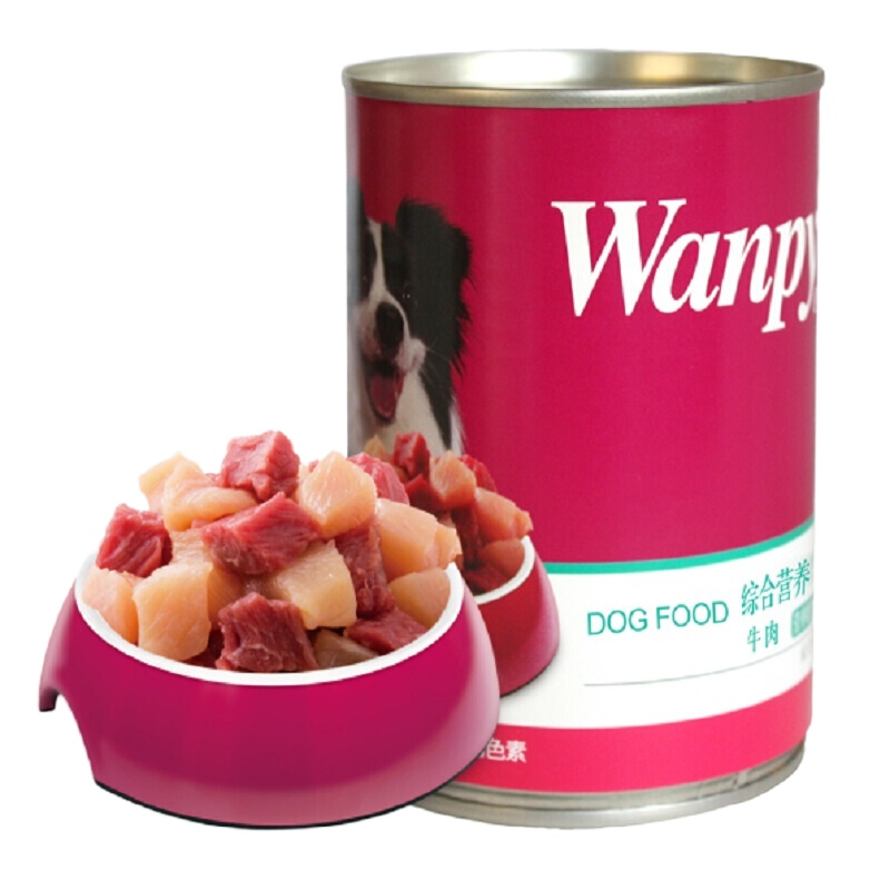 宠物犬用零食狗零食 狗狗湿粮狗罐头375g/罐*6 牛肉+蔬菜6罐