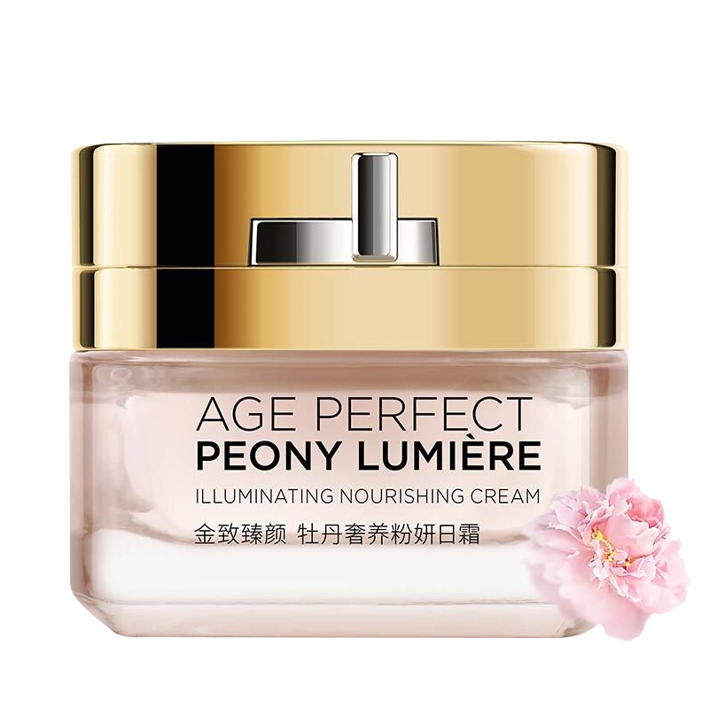 欧莱雅金致臻颜牡丹奢养粉妍日霜