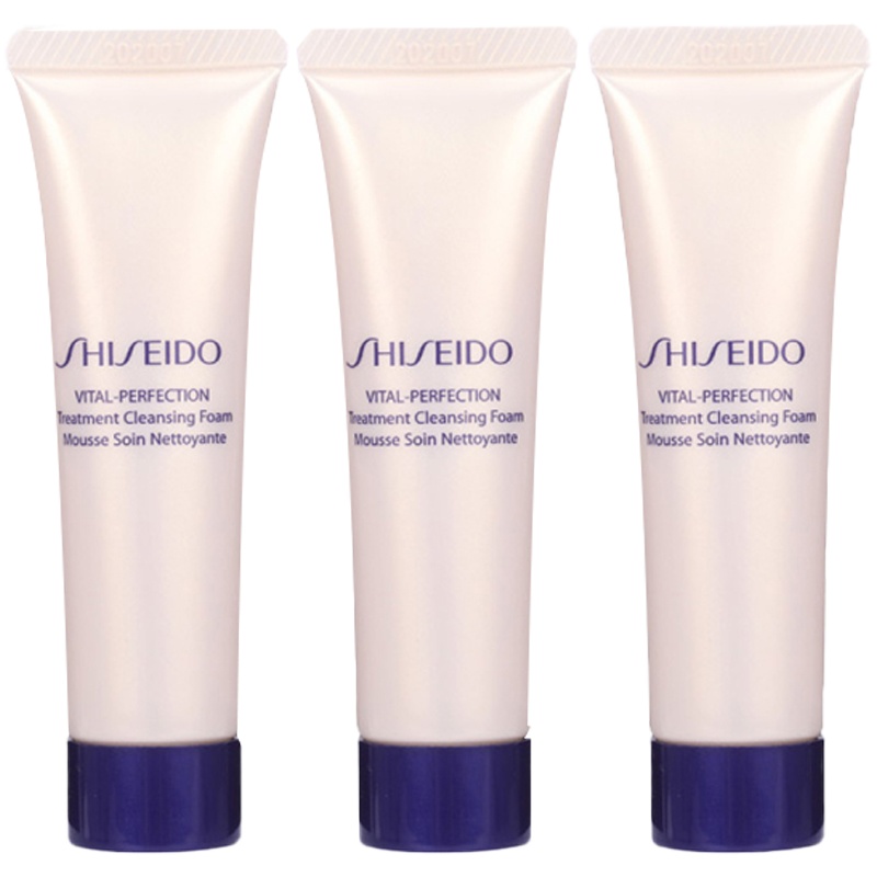 [专柜正品 顺丰速运]资生堂(SHISEIDO) 悦薇珀翡焕活洁面乳 小样 30ml*3丰盈泡沫洗面奶