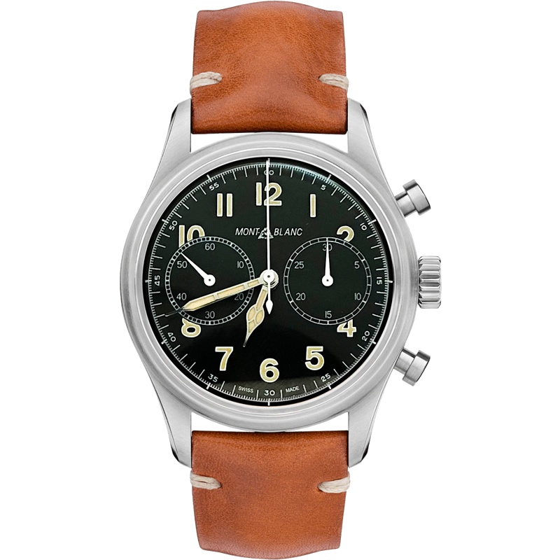 万宝龙(Montblanc)手表1858系列皮带自动机械男士手表U0117836