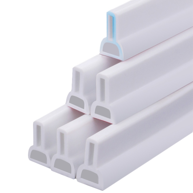 优勤浴室挡水条密封条卫生间自粘隔断阻水条可随意弯曲防水条厨房台面硅胶防水神器