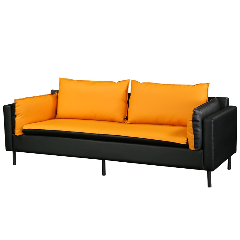 [红心家居]沙发小户型三人位简约现代卧室公寓客厅沙发