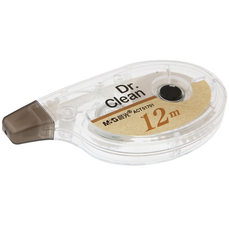 晨光(M&G)文具 ACT51701 12m*5mm简约修正带 学生涂改带 作业改正带 6个装