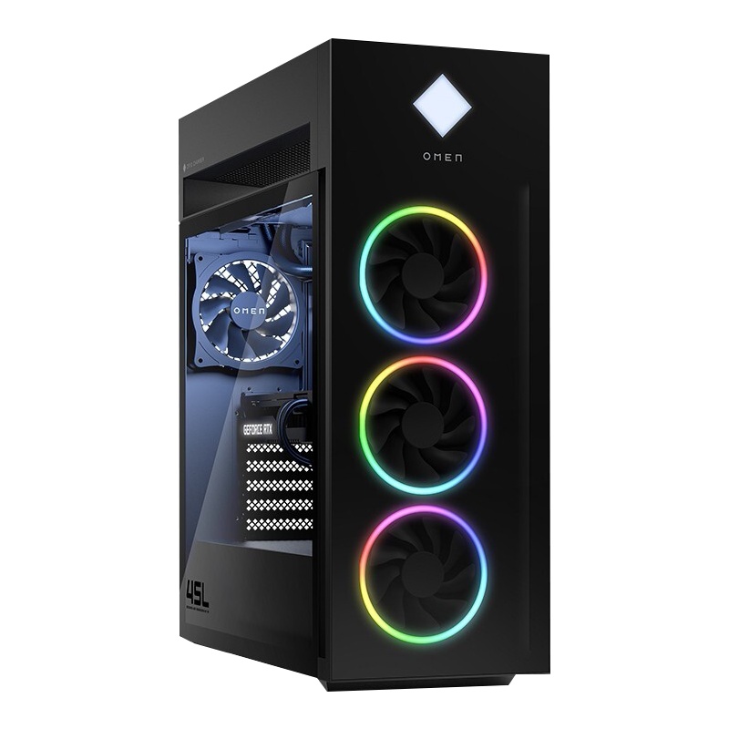 惠普HP 暗影精灵8水冷电竞游戏高端台式机电脑主机 超频i7-12700K RTX3080-10G独显 64G内存 1TSSD+2T机械 旗舰版 GT22-086acn