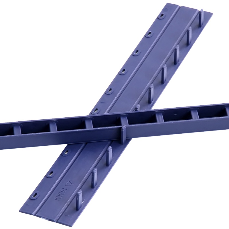 得力deli3829装订夹条文件方案装订压边条10孔15mm(100根/盒)