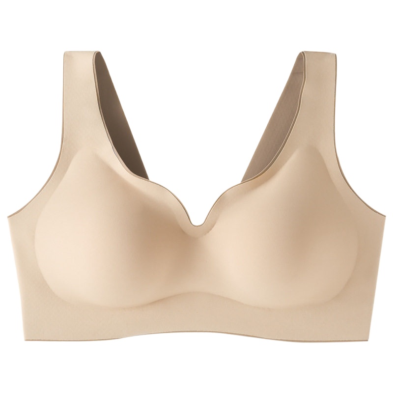 俞兆林2021新款软杯撞色聚拢文胸上托型舒适背心无钢圈运动睡眠文胸女薄
