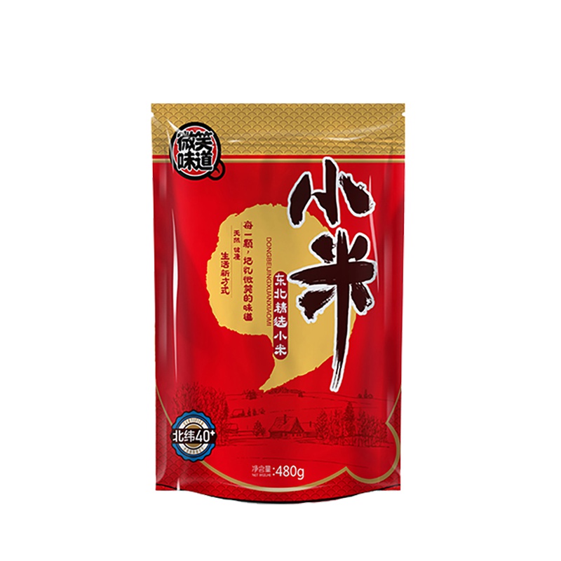 微笑味道东北黑龙江精选五谷杂粮粗粮黄小米480g*1袋