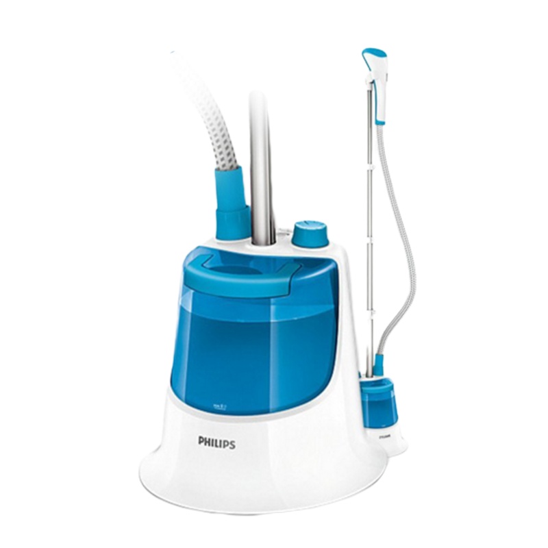 飞利浦(Philips)蒸汽立式挂烫机 GC501/28单杆1500W熨衣 家用手持/挂式3挡蒸汽调节1.2L离式水箱