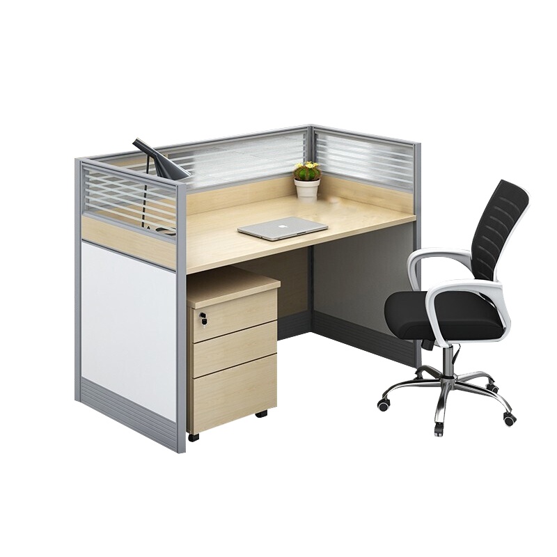 永格职员办公桌椅组合单人位简约现代屏风桌办公室多人工位办公家具