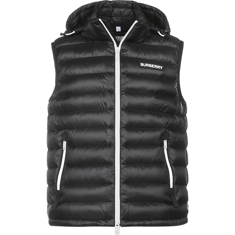 BURBERRY 博柏利 男款 锦纶鹅绒连帽羽绒马甲 80293361