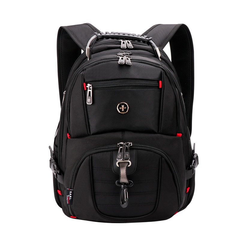 S.A.R.L瑞士双肩包书包男女通用户外休闲背包15.6英寸笔记本电脑包 旅行包大容量USB 加大版书包 B2B商品