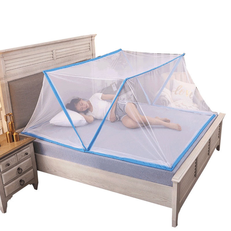 南极人(NanJiren)家纺抖音同款网红可折叠无底蚊帐便携式婴儿防蚊罩学生宿舍单人可收纳