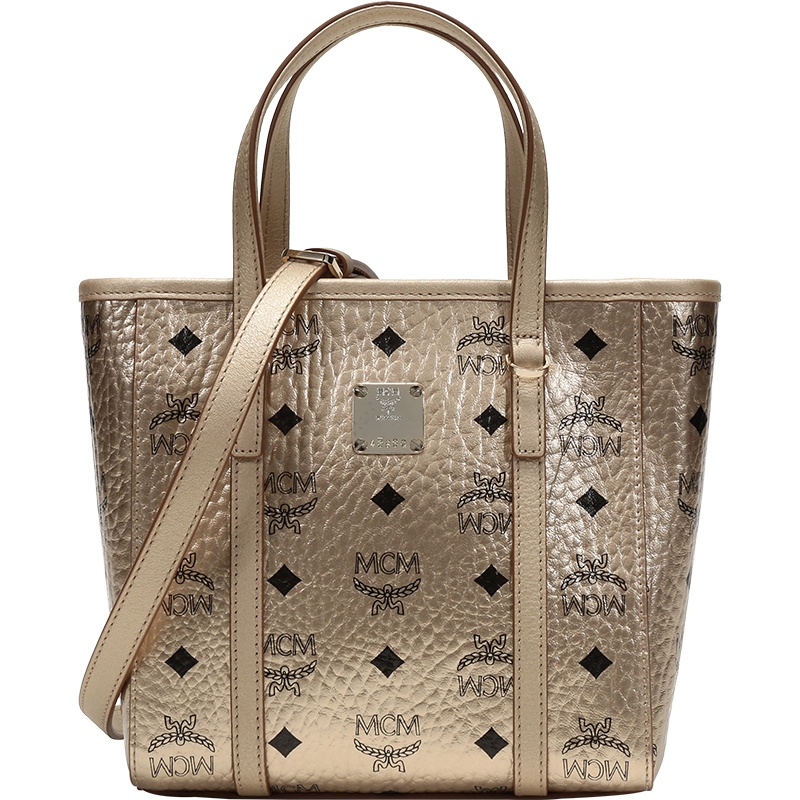 MCM 女士 人造革/牛皮革Toni手提单肩斜挎包迷你款 MWPAATN05