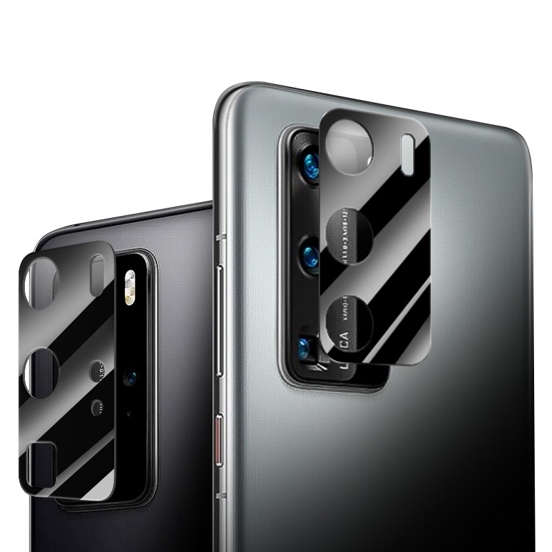 ESCASE 华为P40Pro手机保护膜镜头膜HUAWEI P40pro手机摄像头膜 柔性弧边真玻璃二强硬化防刮花玻璃膜