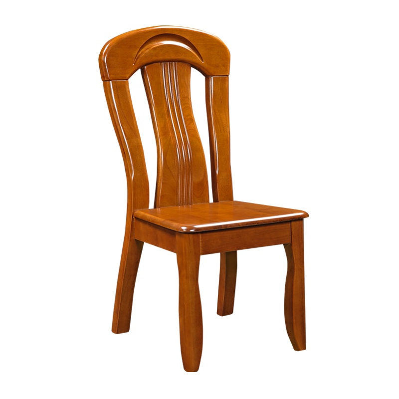 HiBoss实木餐椅中式餐厅橡木简约现代餐椅靠背椅休闲椅子