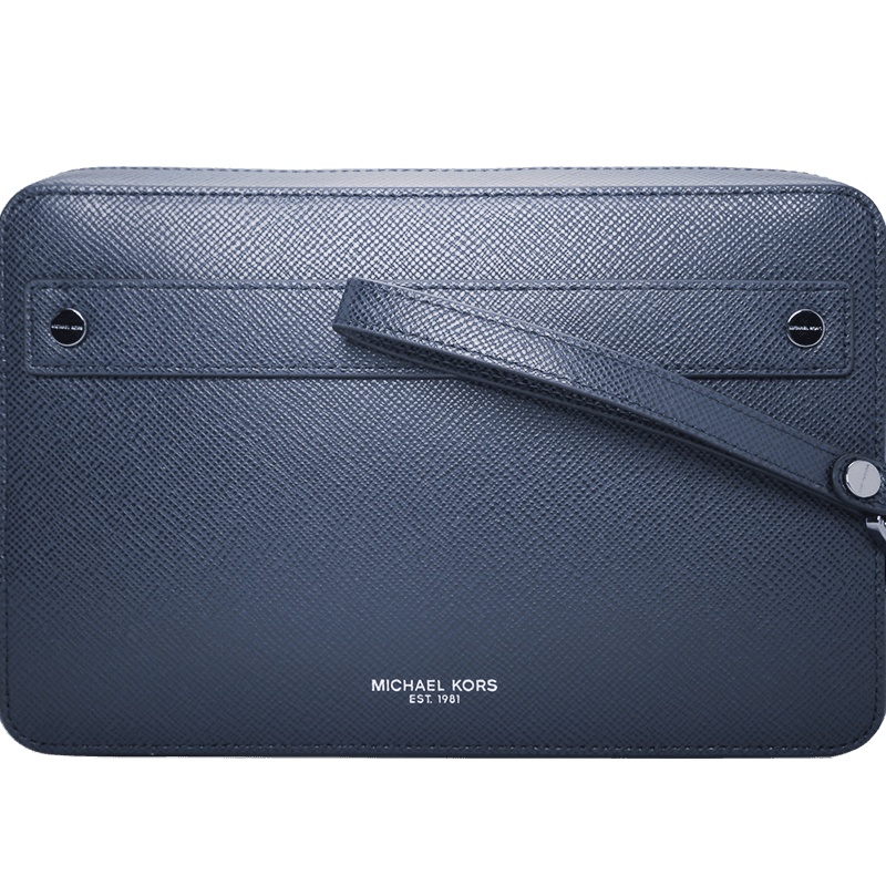 Michael Kors/迈克·科尔斯 男女通用HARRISON双层拉链手拿包 39F5LHRN6L