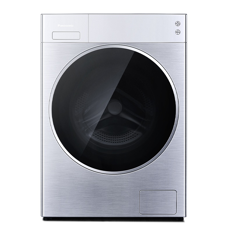 松下(Panasonic)滚筒洗衣机全自动10公斤 常温双重除菌 智能投放 免熨烫 泡沫净XQG100-L169