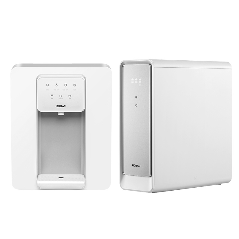老板(Robam)净水器直饮净水机反渗透净水器1.0L/min无桶饮水机PRU400-JV332A+GX03净水机管线机