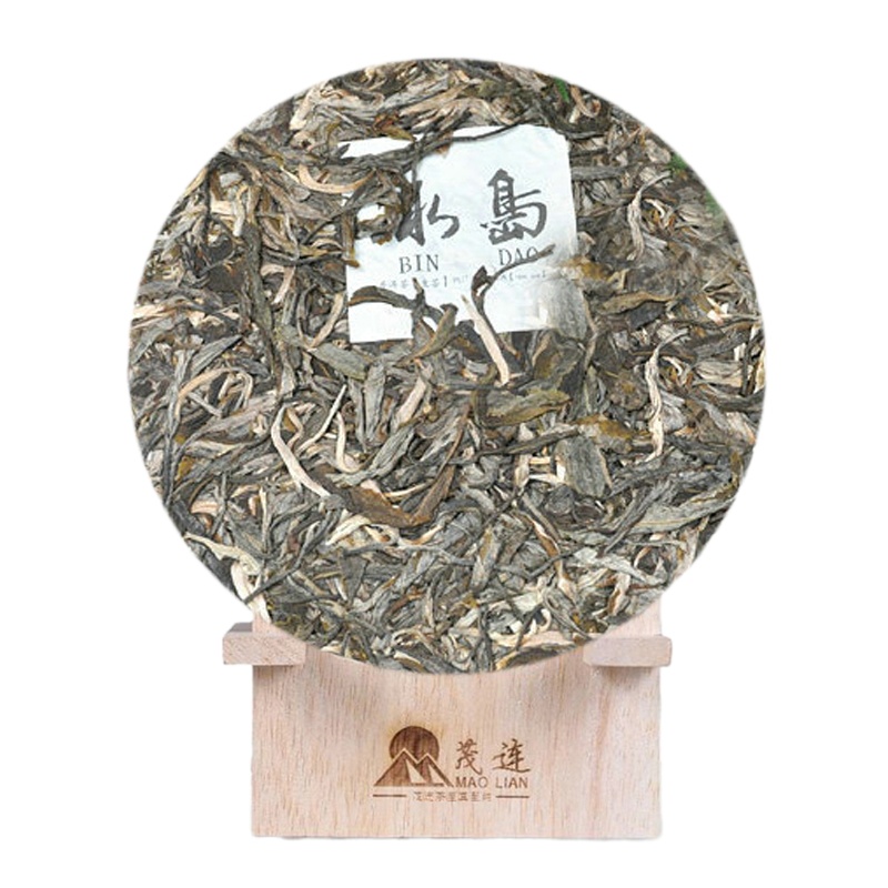 茂连普洱茶生茶冰岛古树早春茶云南七子饼笋壳包装357克冰岛免洗古树茶普洱茶生茶