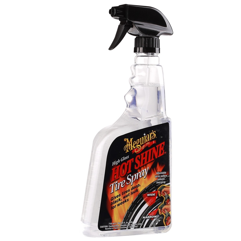美光进口热力轮胎光亮剂喷雾剂橡胶上光保护汽车轮胎保养蜡G12024