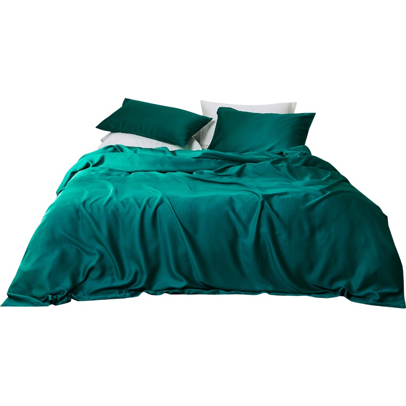南方寝饰60支天丝素色四件套双面纯色单人双人1.8米床上用品