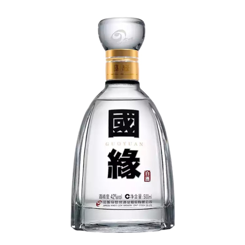 今世缘42度550ml国缘四开 单瓶装高端商务送礼宴会白酒正品