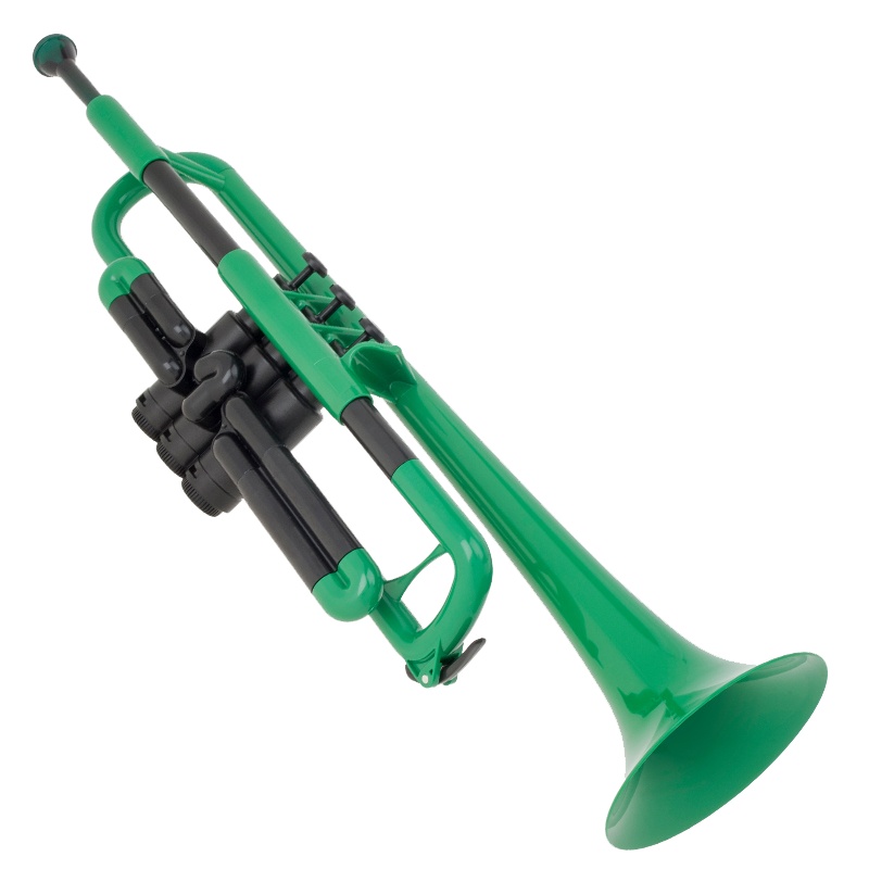 英国新款专业演奏pTrupet皮朋塑料铜管乐器降B调小号初学考级绿色