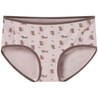 爱帝新款女内裤装女士印花三角裤透气中腰裤头（7条盒装）