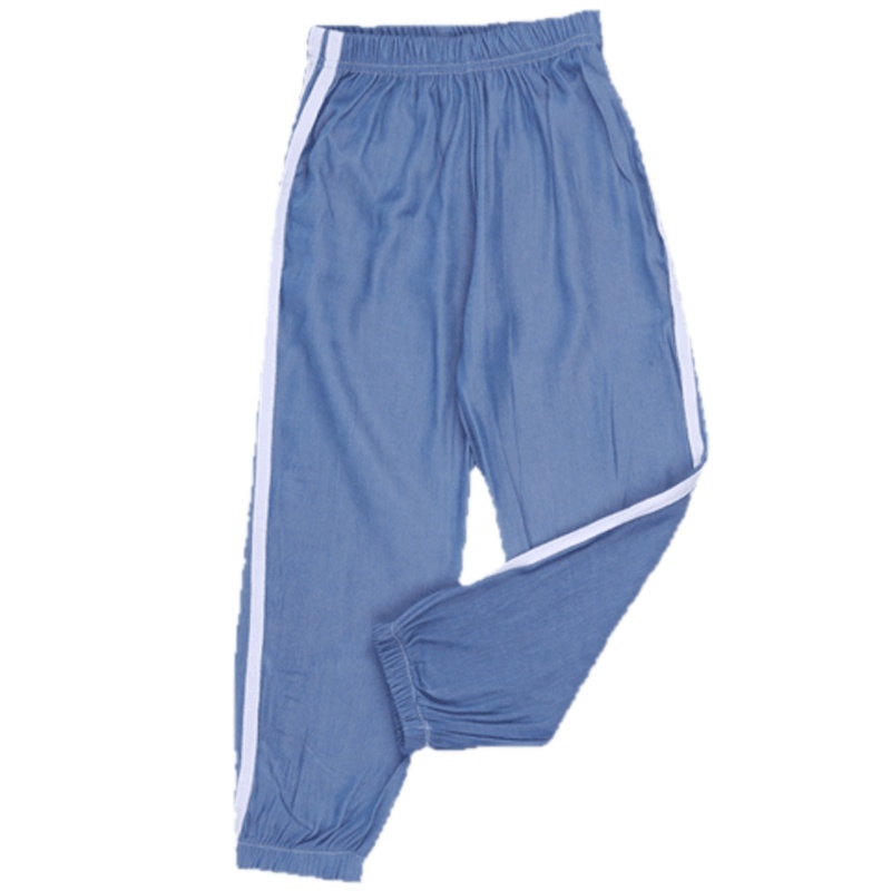 巴布豆配饰巴布豆春秋儿童防蚊裤运动休闲薄款男女童宝宝大童灯笼长裤子夏110、120、130、140、150、155