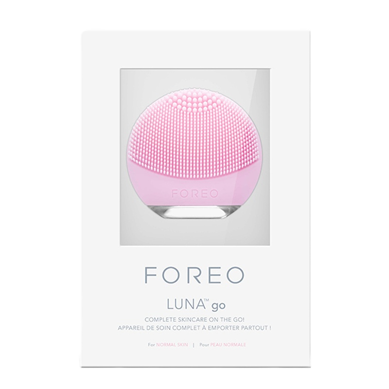 斐珞尔(FOREO)洁面仪 洗脸仪 美容仪 去黑头 硅胶电动 小型便携式 露娜妙趣版 LUNA go 粉色