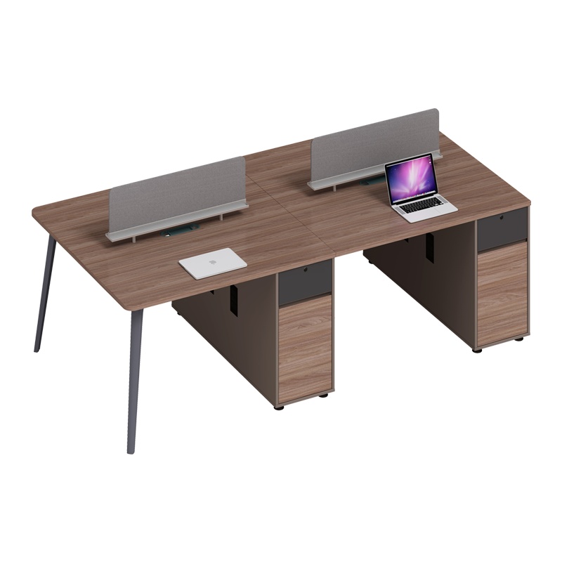 科朔 办公桌职员桌 员工桌 板式屏风桌 四人位 KS-12B2401