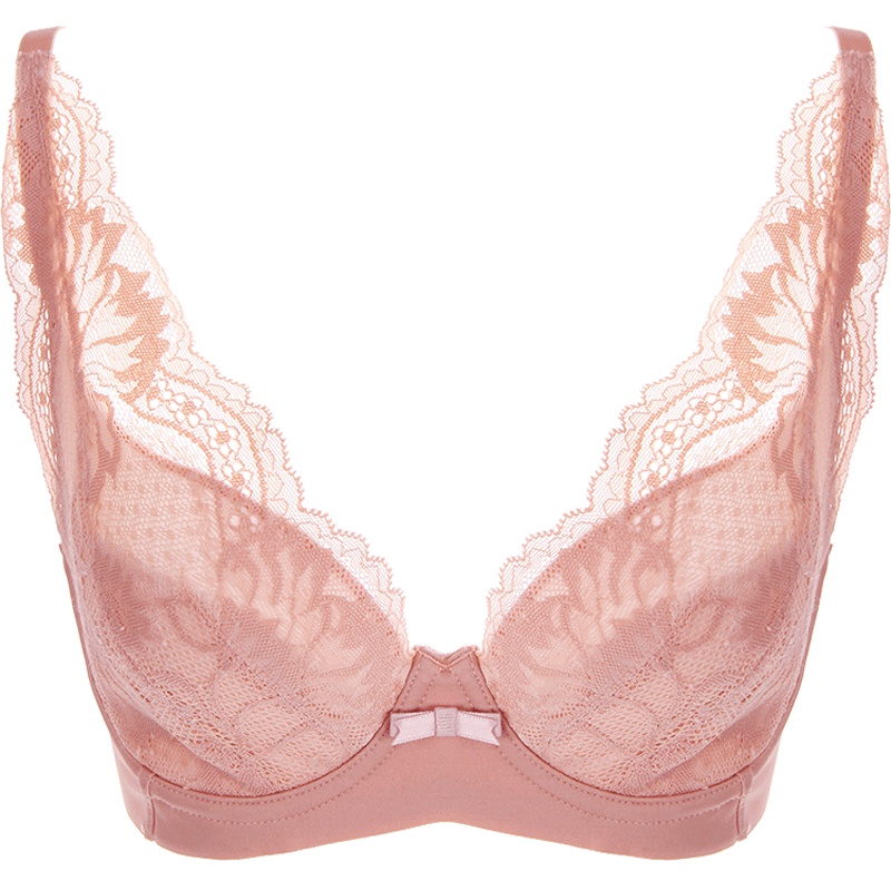 依曼丽薄款小胸聚拢文胸 记忆钢圈性感舒适无痕透气调整型内衣女